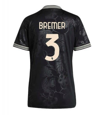 Lacne Ženy Futbalové dres Juventus Gleison Bremer #3 2025-26 Krátky Rukáv - Tretina